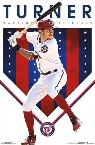 Trea Turner SUPERSTAR Washington Nationals Official MLB 22x34 Wall POSTER Cover
