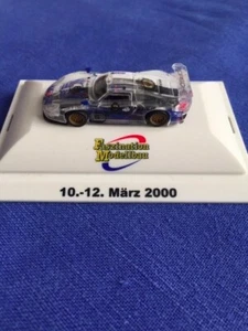 MGM trumpeter 1/87 auto Le Mans Porsche GT1 edizione limitata semitrasparente  - Foto 1 di 6