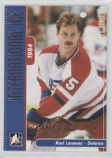 2006-07 In the Game-Used International Ice Signature Series Rod Langway #114 HOF