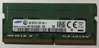RAM Memory Stick for Laptops 8GB (2x4GB) 1Rx8 PC4 2133P SA0-11 Hynix or Samsung - Image 1 of 4