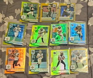 2022 Set squadra Panini Donruss Gold Press Proof New Orleans Saints completo con RC - Foto 1 di 1