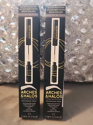 2 Arches & Halos Water Resistant Microfiber Tinted Brow Mousse Mocha Blonde - Image 1 of 4