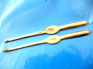2 X LOBSTER CRAB FORKS/PICKS ,HALLMARK EP - ZOOM IN ON PHOTOS FOR DETAIL - Picture 1 of 9