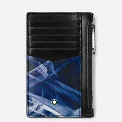 Precio de venta sugerido por el fabricante 360 $ - Montblanc masterstück selection glaciar bolsillo con cremallera 8cc Foto 1 de 4