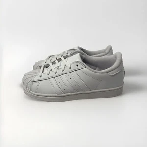 Adidas Superstar C Kids Shoes SIZE 3 Unisex Sneakers Boys Girls Leather EF5395 - Picture 1 of 5