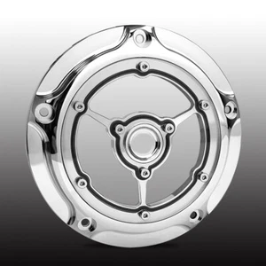 Cubierta Derby Claridad Cromada para Harley Softail Low Rider Fxlr 107 Fxlrs 114 19-Up - Imagen 1 de 3