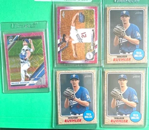 5 Card Lot 3 2017 Walker Buehler Topps Heritage Minors (RC) and 2 other cards - Picture 1 of 8