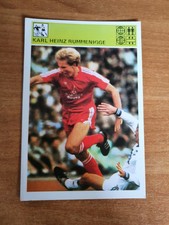 Trading card football soccer Karl Heinz Rummenigge Germany World of sport 1981