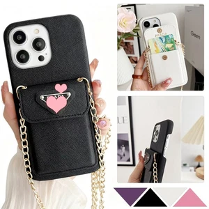 Funda a prueba de golpes con bolsillo para tarjetas para iPhone 16 15 Pro Max 14 13 12 11 - Imagen 1 de 11