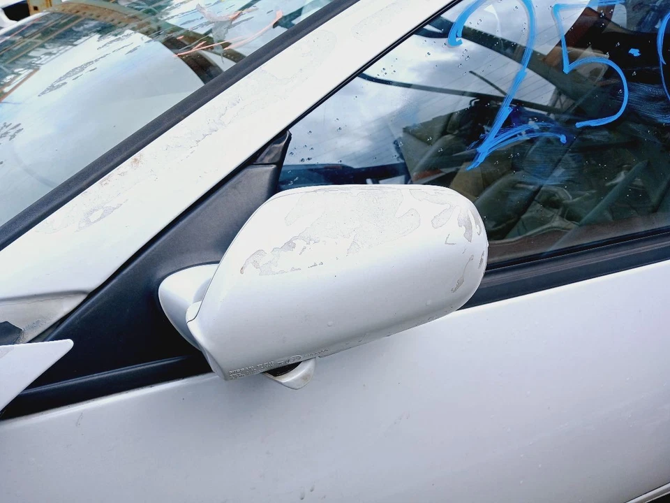 90-96 NISSAN 300ZX Driver Left Side View Mirror White/QN0 OEM J630248P00 - Imagem 1 de 4