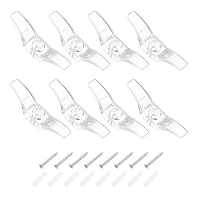 8Pcs 55x11mm Blind Cord Cleats, Blind String Safety Rope Plastic Holder, Clear - Image 1 of 4