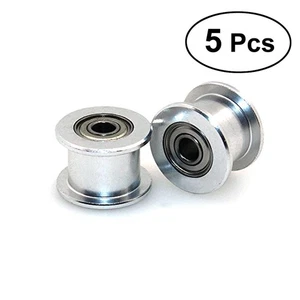 5pcs GT2 5mm Bore Aluminum Timing Belt Idler Pulley for 3D Printer - Picture 1 of 6