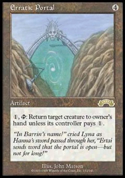 Erratic Portal - Medium Play MTG Exodus - Image 1 of 1