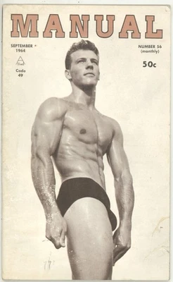 MANUAL September 1964 Magazine BOB HOVER Cover; AMG Models Inside; GAY INTEREST - Image 1 of 4