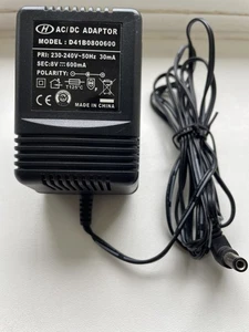 AC/DC Adapter D41B0800600 Netzteil 8V 800mA PSU getestet H - PORTOFREI - Bild 1 von 2