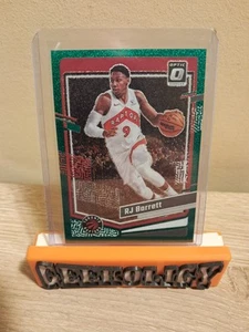 2023-24 Panini DonRuss Optic - RJ BARRETT #1 GREEN GLITTER 40/77 - Picture 1 of 2