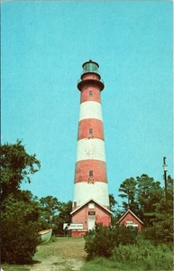 Postkarte Assateague Leuchtturm Assateague Insel Virginia VA  - Bild 1 von 2
