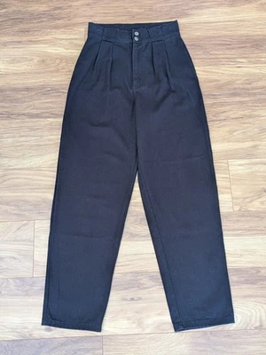 Lucy & Yak 30" Waist 32" Long Leg Addison Black High Waisted Tapered Jeans - Image 1 of 4
