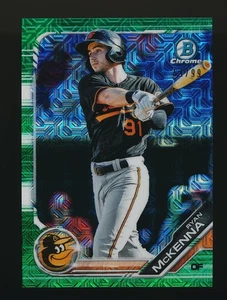 2019 Bowman Chrome #BCP81 Mega Box Green Mojo Refractor /99 Ryan McKenna Orioles - Bild 1 von 2