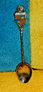 Cuchara MALLORCA metal color plata, escudo esmaltado - Imagen 1 de 4
