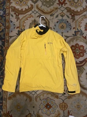 Columbia Titanium Jacket Men's Medium Yellow Omni Tech Waterproof 110WM2076 EUC - Image 1 of 4