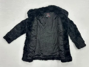 SEQUEL Damen Kunstpelzjacke Gr. 40 – Schwarz mit Karomuster – Elegant & Warm - Bild 1 von 9