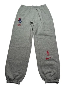 Nike Philadelphia 76ers 22/23 City Edition Courtside Brushed Fleece Sweatpants L - Picture 1 of 16