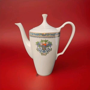 Lenox Autumn Gold Trim Tall COFFEE POT With Lid~Excellent Unused Condition - Picture 1 of 9