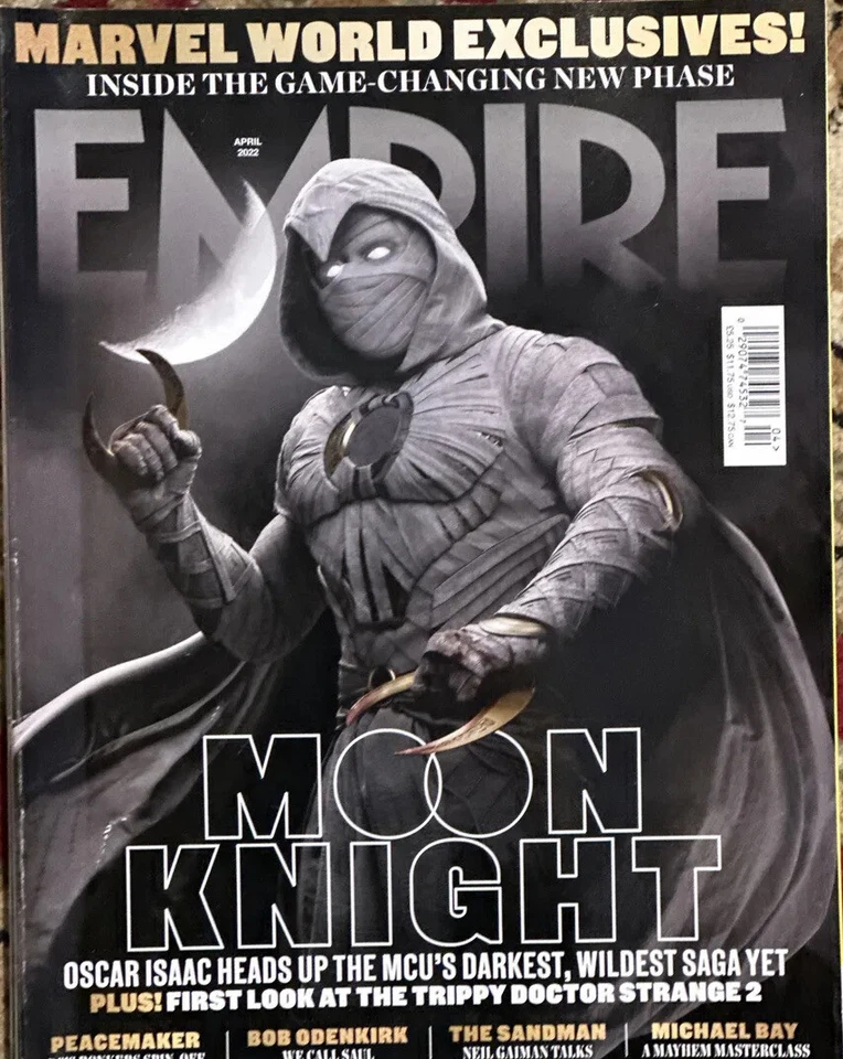 MOON KNIGHT Marvel World Exclusives EMPIRE Movie Magazine April 2022 SANDMAN New - Image 1 of 1