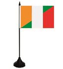 Flaga stołowa Wybrzeże Kości Słoniowej-Włochy Flaga stołowa Flaga Flaga 10 x 15 cm 