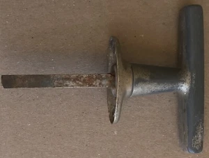 Vintage 1920s 1930s 2-5/8 Inch Square Shaft Exterior Outside T Door Handle - Picture 1 of 3