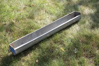 Antique Chicken Feeder 28 Galvanized Metal Farm Fresh Planter