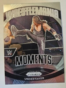 Undertaker - 2024 Panini Prizm WWE Wrestlemania Moments Insert Card - Picture 1 of 2