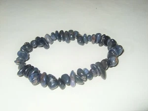 - Bracciale Pietra Cristalloterapia - ZAFFIRO - Picture 1 of 1