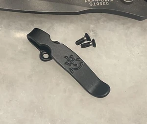 Matte Black Titanium Pocket Clip For Zero Tolerance ZT0350 ZT0300 ZT0301 Knife - Picture 1 of 10