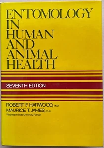 1979 ENTOMOLOGY in HUMAN and ANIMAL HEALTH by James & Harwood 7th ed/HB/548pp - Picture 1 of 21