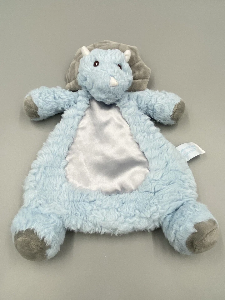 "Manta de seguridad Bearington Baby 12"" azul dinosaurio Lovey felpa" Foto 1 de 4