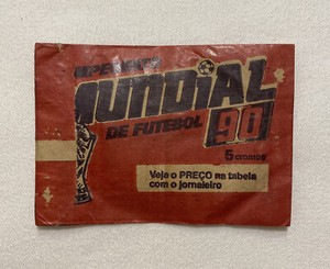 Panini 1990 90 Italia World Cup BRAZILIAN BRASILIAN RED Edition Sticker Packet