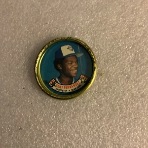 Tony Fernandez 1988 Topps Coins Metal Cap MLB Baseball #12 (MINT) Blue Jays - Picture 1 of 2