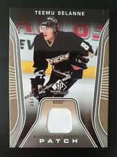2006-07 SP Game Used Authentic Fabrics Patches #AFTS Teemu Selanne #35/50