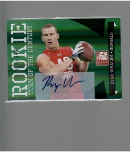 RYAN WHALEM ROOKIE AUTO 2011 PANINO ELITE FOOTBALL - Picture 1 of 2