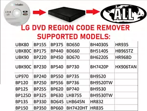 LG DVD Region Code CD - Picture 1 of 4