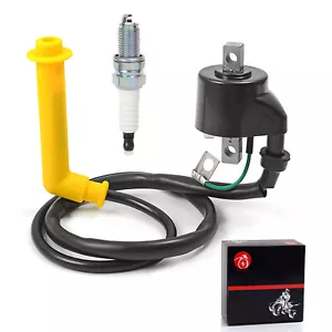 Ignition Coil & Spark Plug W/ Cap For HONDA Rincon 650 TRX650 2003 2004 2005 ATV - Picture 1 of 13