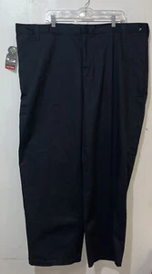 Craftsman Work Pants Mens 46x30 Navy Blue Double Needle Twill Teflon NEW - Picture 1 of 7