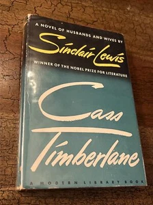 CASS TIMBERLANE by Sinclair Lewis Modern Library Vintage Hardcover DJ 1945 - Picture 1 of 10