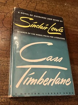 CASS TIMBERLANE by Sinclair Lewis Modern Library Vintage Hardcover DJ  1945 - Image 1 of 4