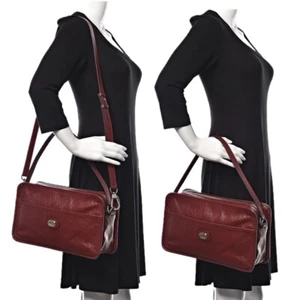 BOLSO BANDOLERA GUCCI MORPHEUS PIEL DE BECERRO HOMBRO ICÓNICO CHIC BOHO BORGOÑA GG - Imagen 1 de 20