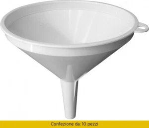 Imbuto In Plastica Per Travaso Bianco Ø cm 16 Goplast IMB 16 10 pz - Foto 1 di 1