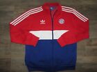 FC Bayern Munich Adidas European Pro Soccer Jacket M Team FIFA Red White & Blue