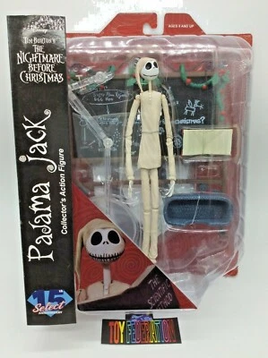 Pijama Pesadilla antes de Navidad Jack Skellington figura de acción Diamond Select Foto 1 de 4